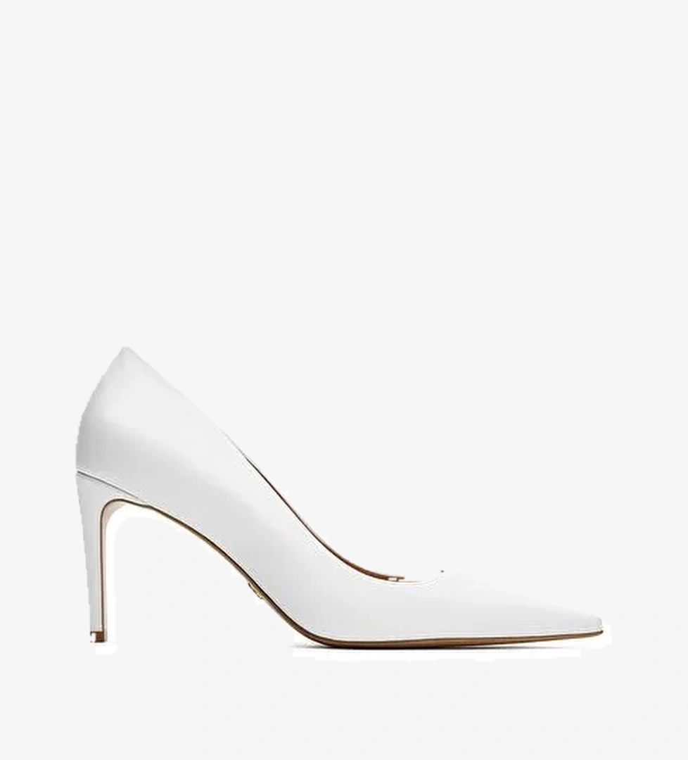 Naples Deri 8 Cm Stiletto - Görsel 1