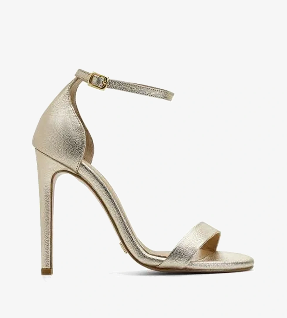 Elegant Mini Deri 10 Cm Topuklu Ayakkabı - Görsel 1