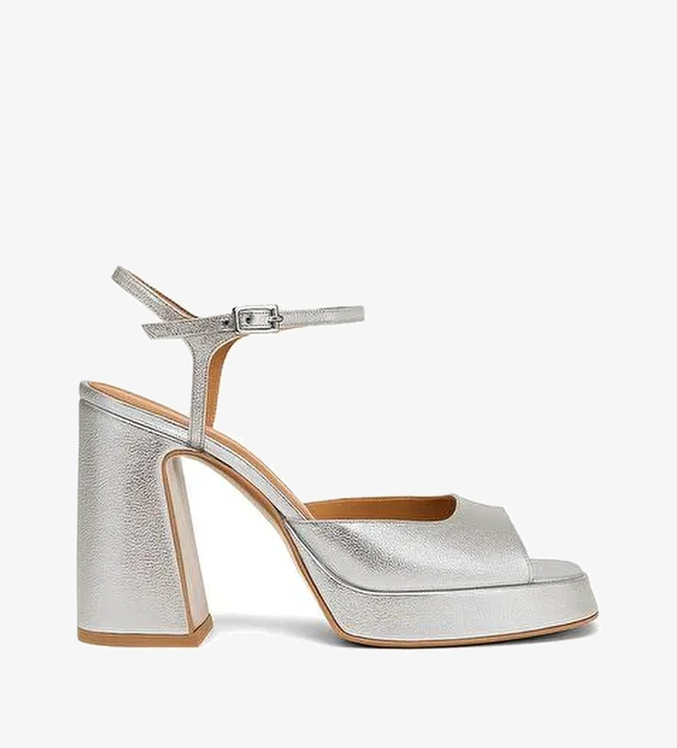 Lısbon Deri 10 Cm Platform Topuklu Ayakkabı - Görsel 1