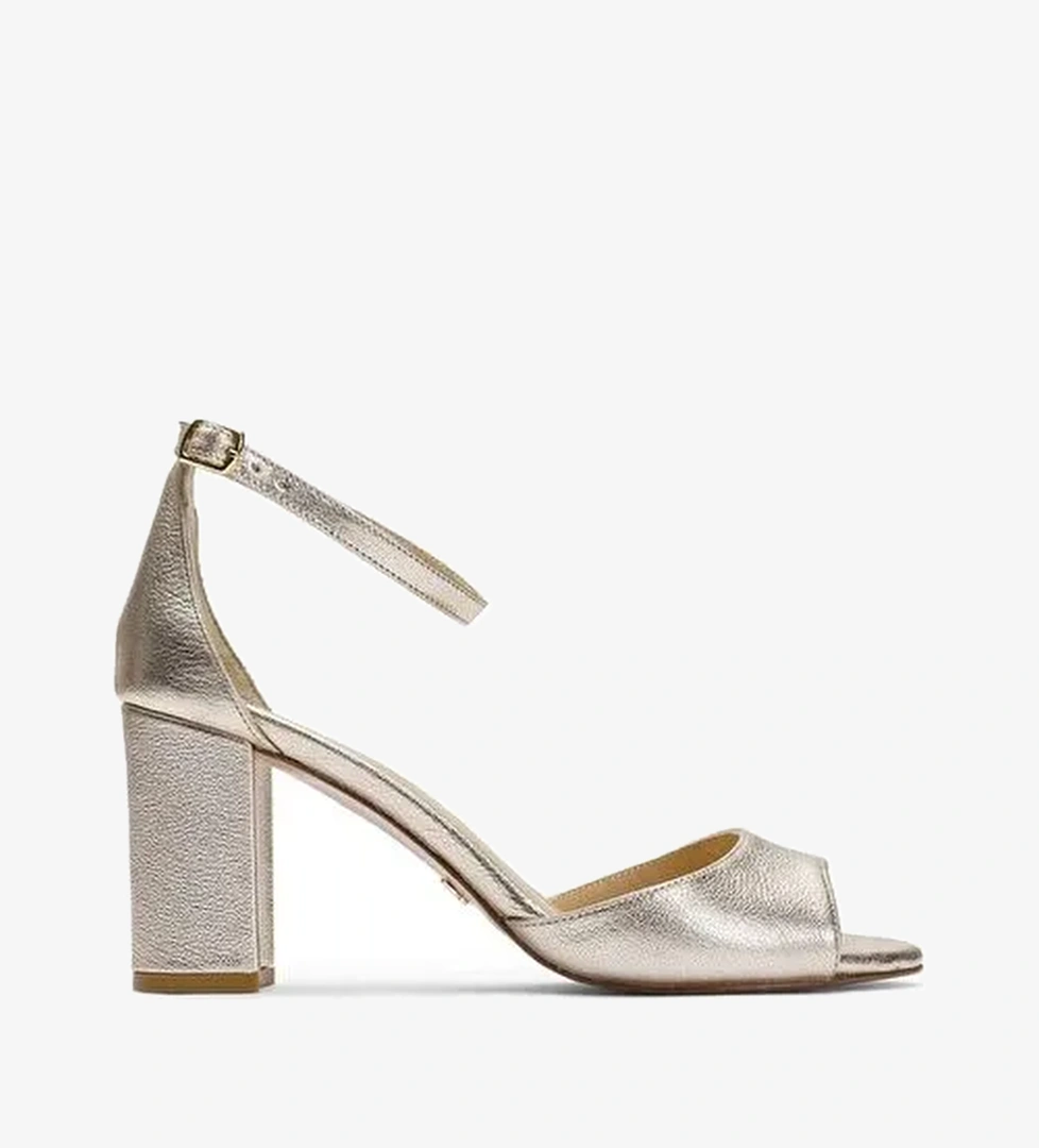 Nicy Deri 8 Cm Topuklu Ayakkabı - Görsel 1