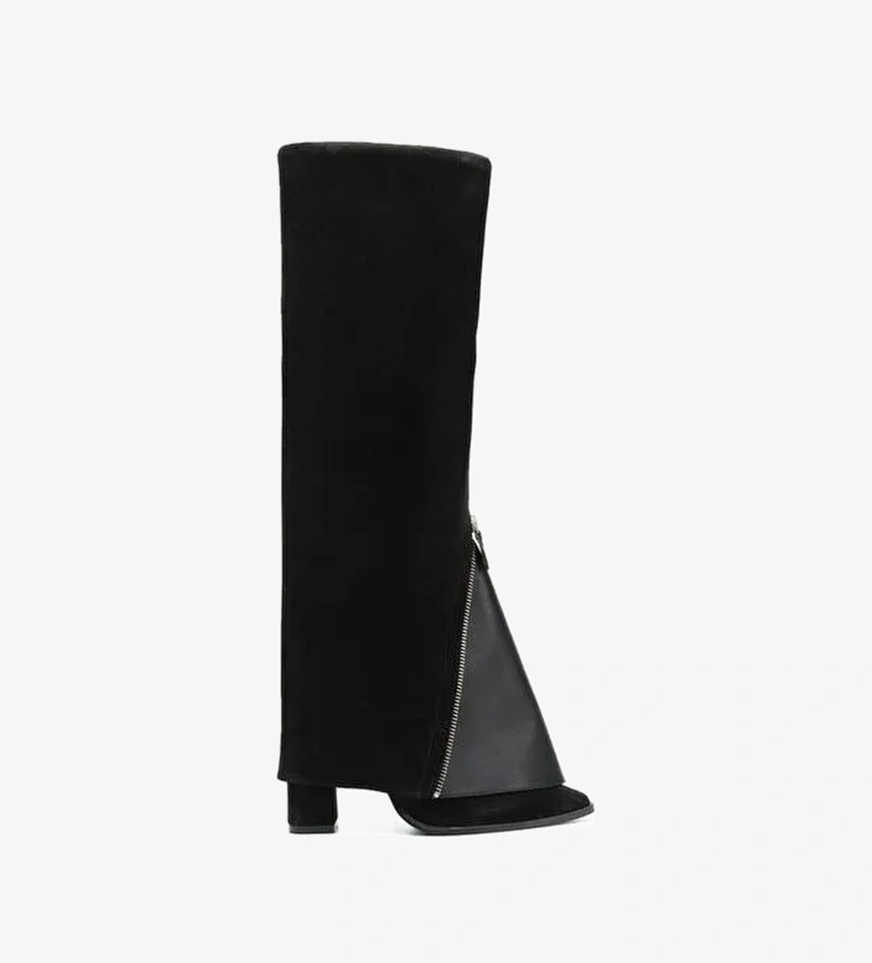 Chapman Süet 10 Cm Topuklu Çizme - Görsel 1