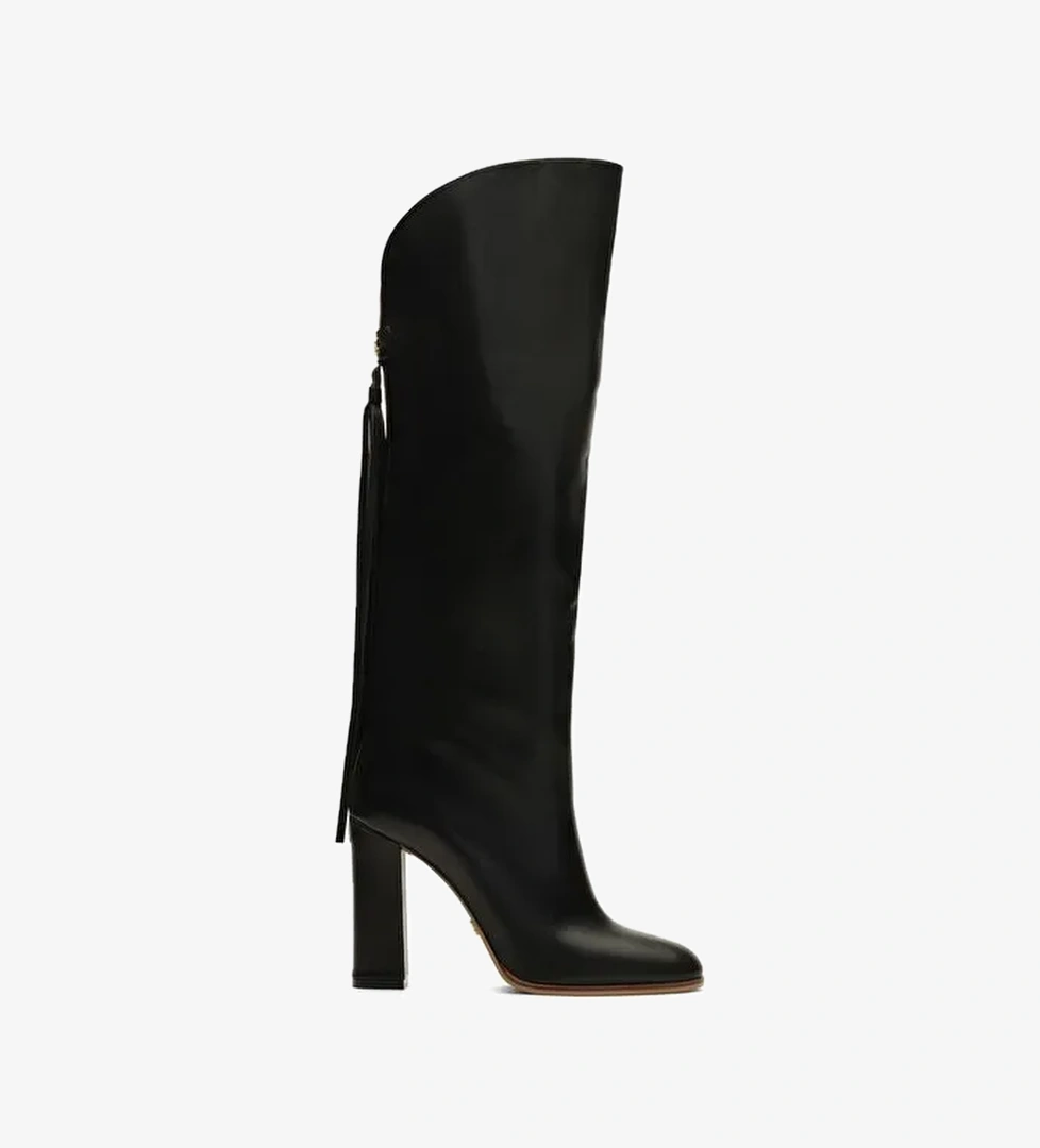 Dublın Deri 10 Cm Topuklu Çizme - Görsel 1