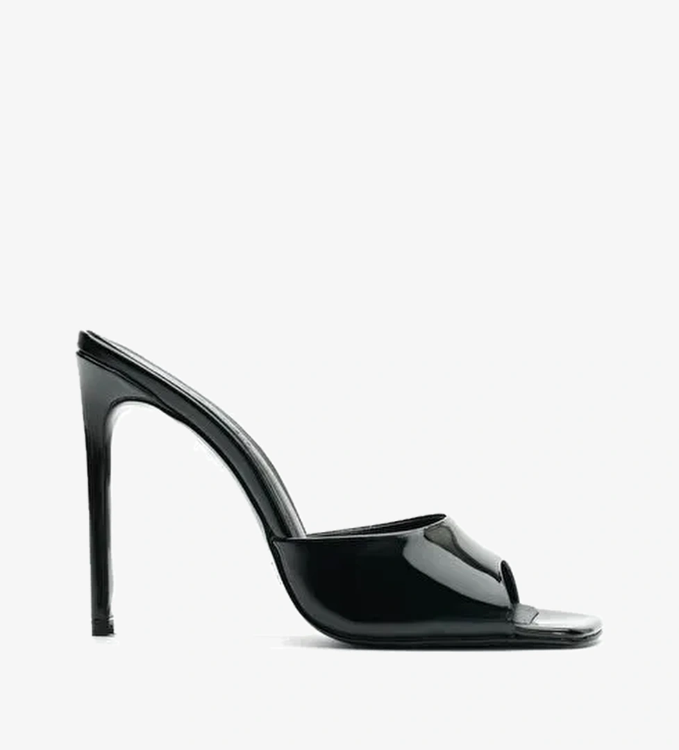 Malvina Rugan 10 Cm Topuklu Terlik - Görsel 1