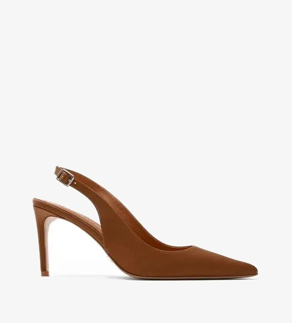 Palermo Saten 8 Cm Stiletto - Görsel 1