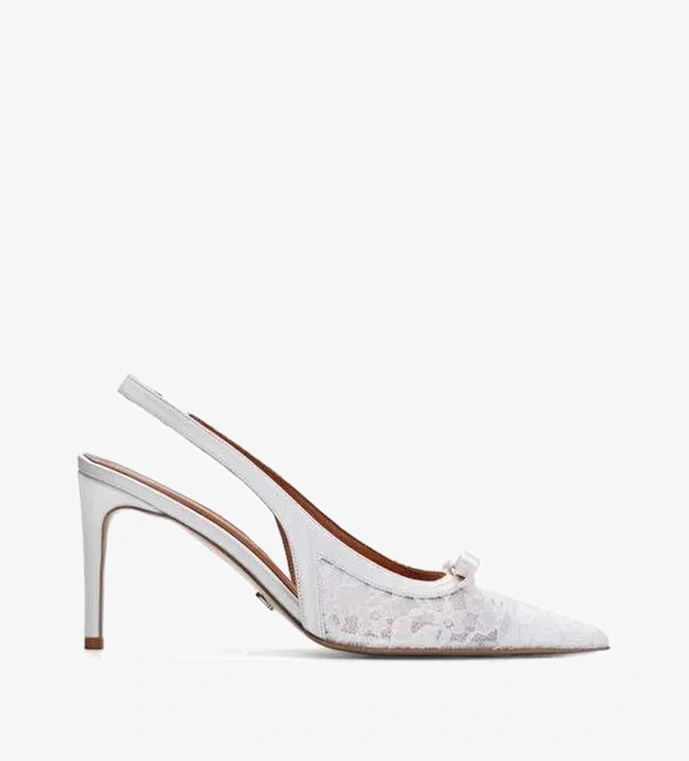 Verona Saten 8 Cm Stiletto - Görsel 1