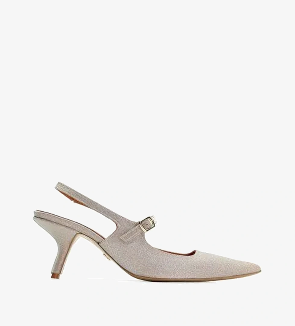 Louvre Simli 6 Cm Stiletto - Görsel 1