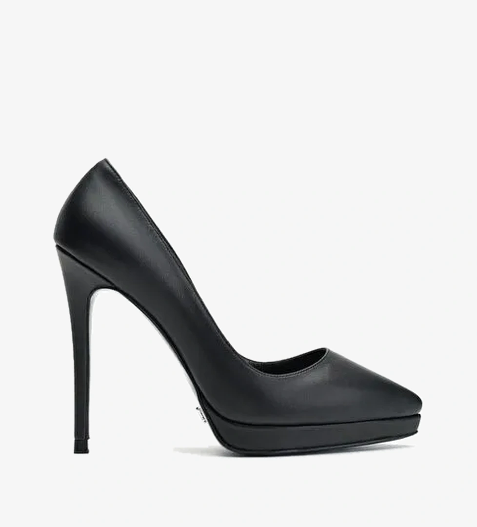 Kendal Deri 12 Cm Stiletto - Görsel 1