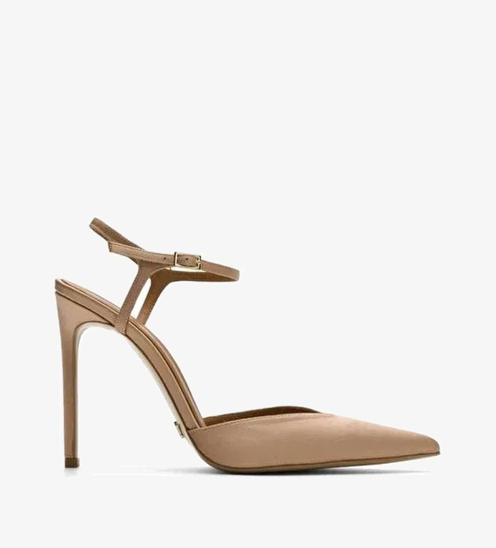 Madrıd Saten 10 Cm Stiletto - Görsel 1