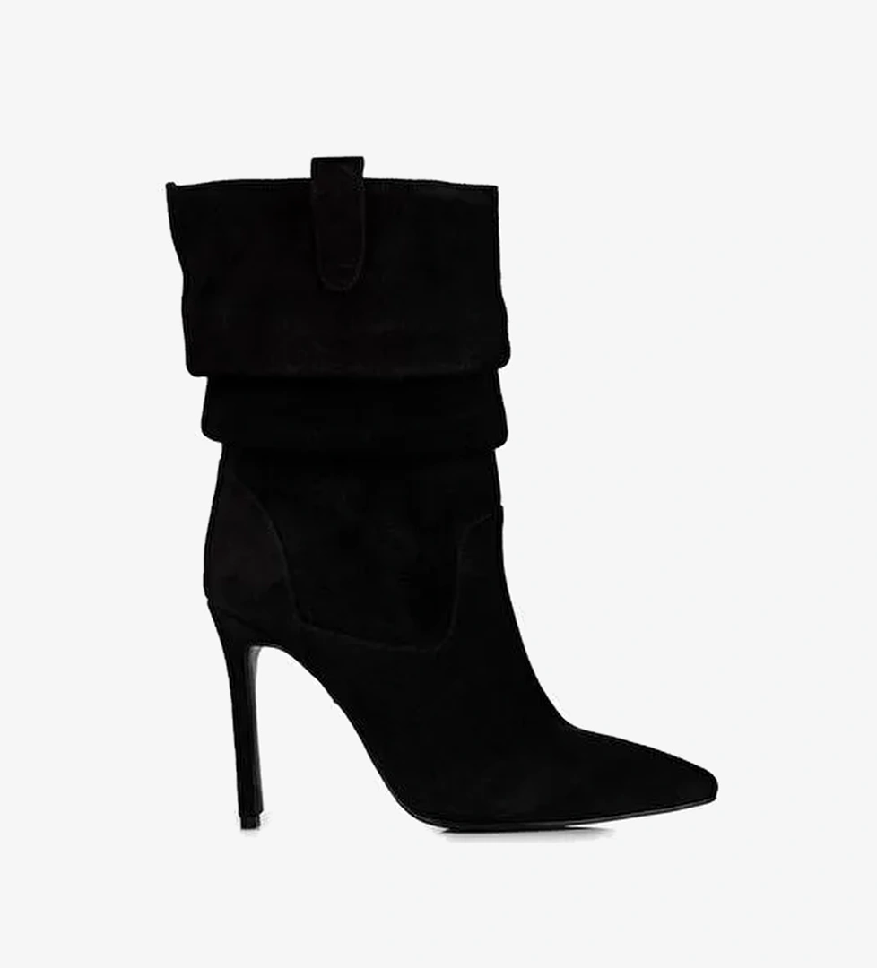 Caroline Süet 10 Cm Topuklu Bot - Görsel 1