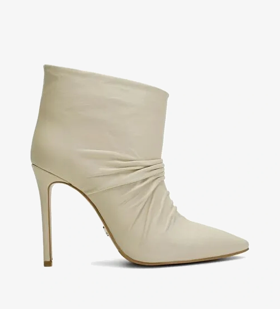 Freya Deri 10 Cm Topuklu Bot - Görsel 1