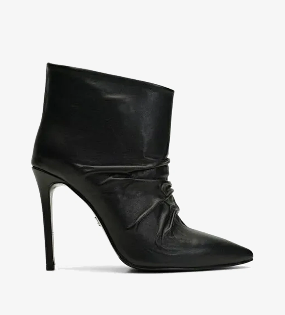 Freya Deri 10 Cm Topuklu Bot - Görsel 1