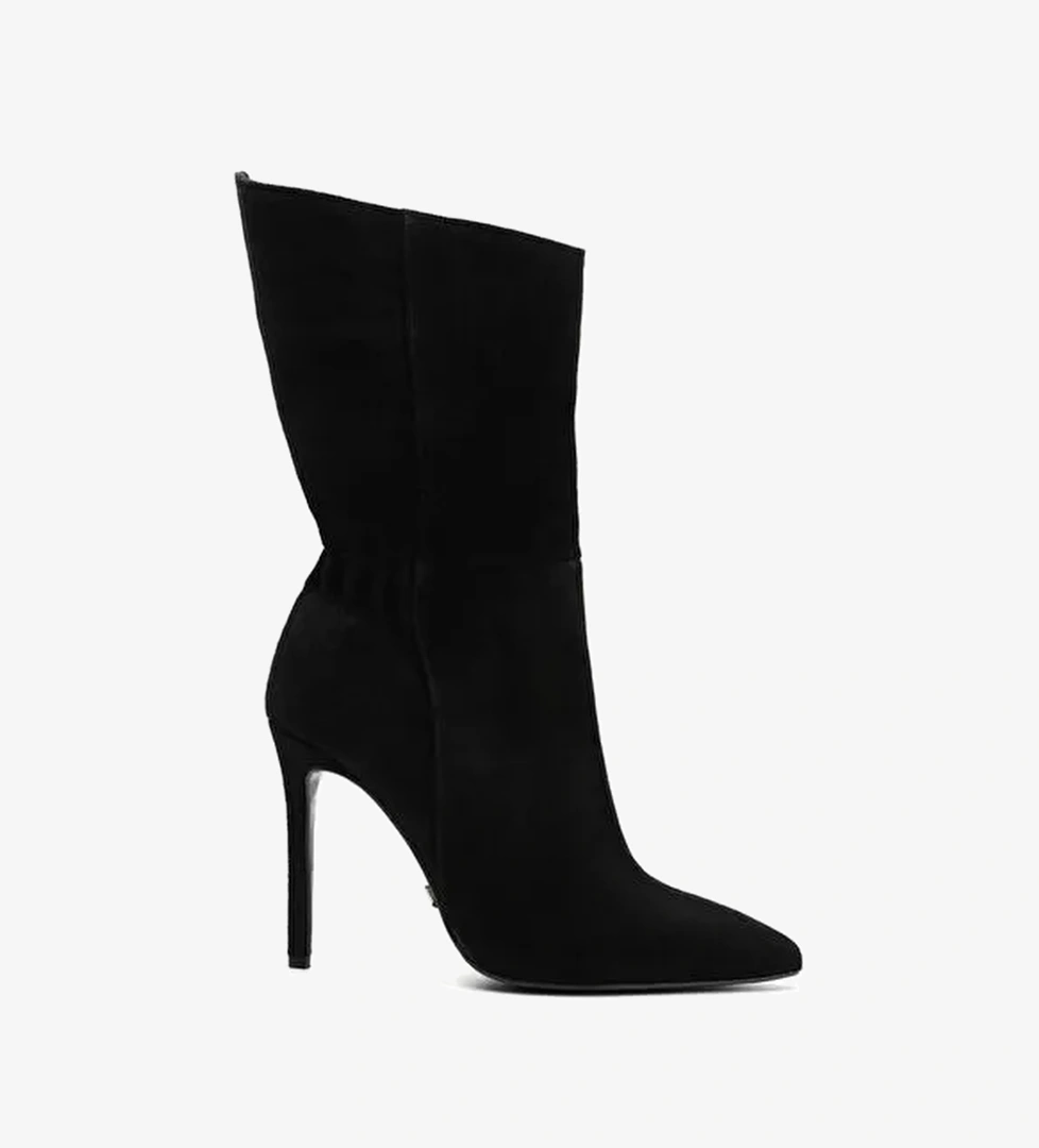 Lena Süet 10 Cm Topuklu Bot - Görsel 1