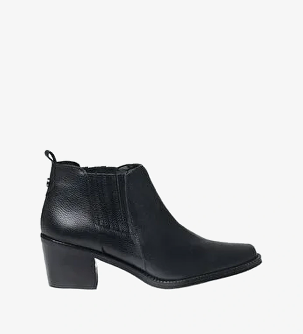Kadın Bot UTIEL Toni Pons LEATHER COWBOY ANKLE BOOTS WITH HEEL - Görsel 1