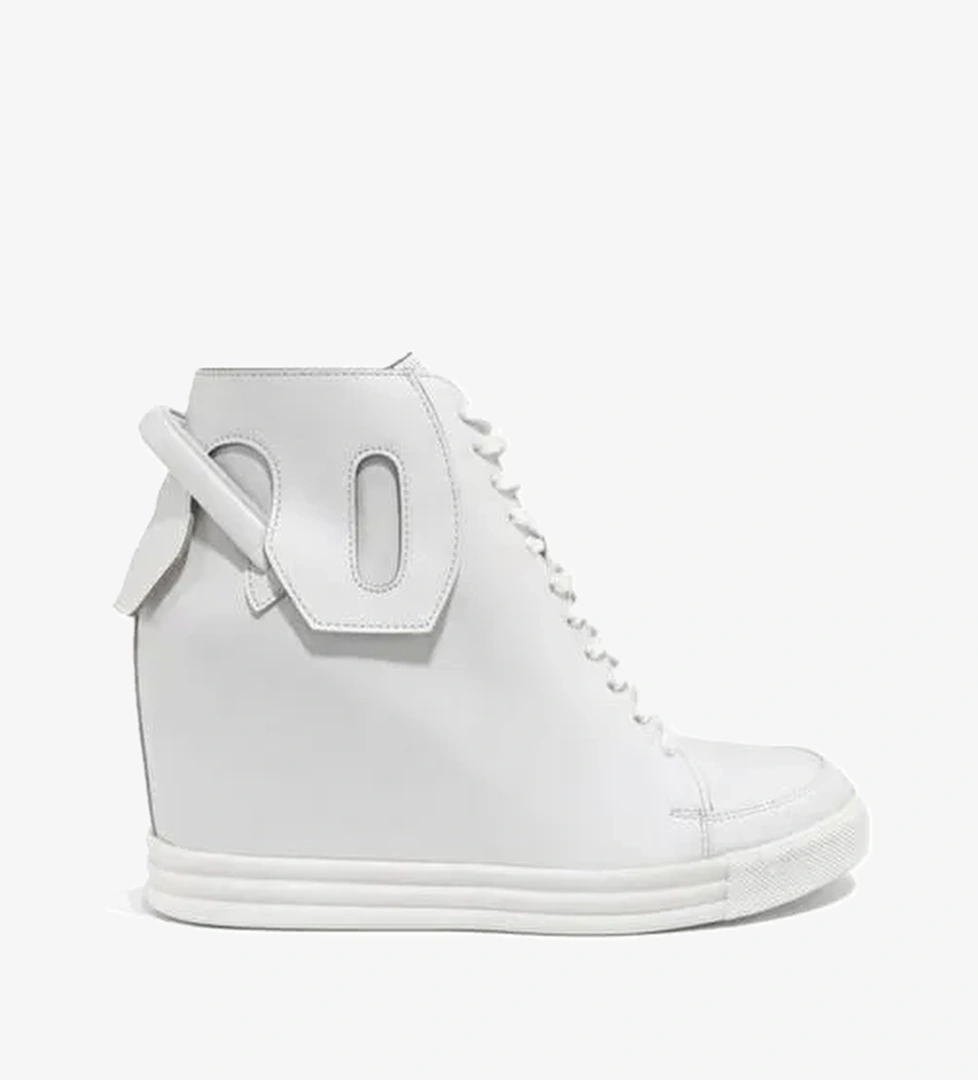 Jr. Jojo Deri 10 Cm Topuklu Bot - Görsel 1