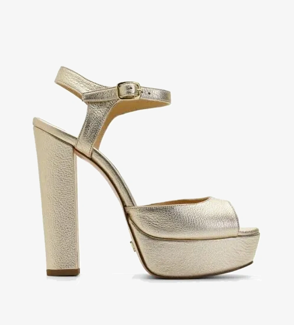 Nıfty Deri 14 Cm Platform Topuklu Ayakkabı - Görsel 1