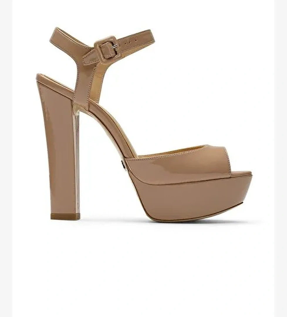 Nıfty Rugan 14 Cm Platform Topuklu Ayakkabı - Görsel 1