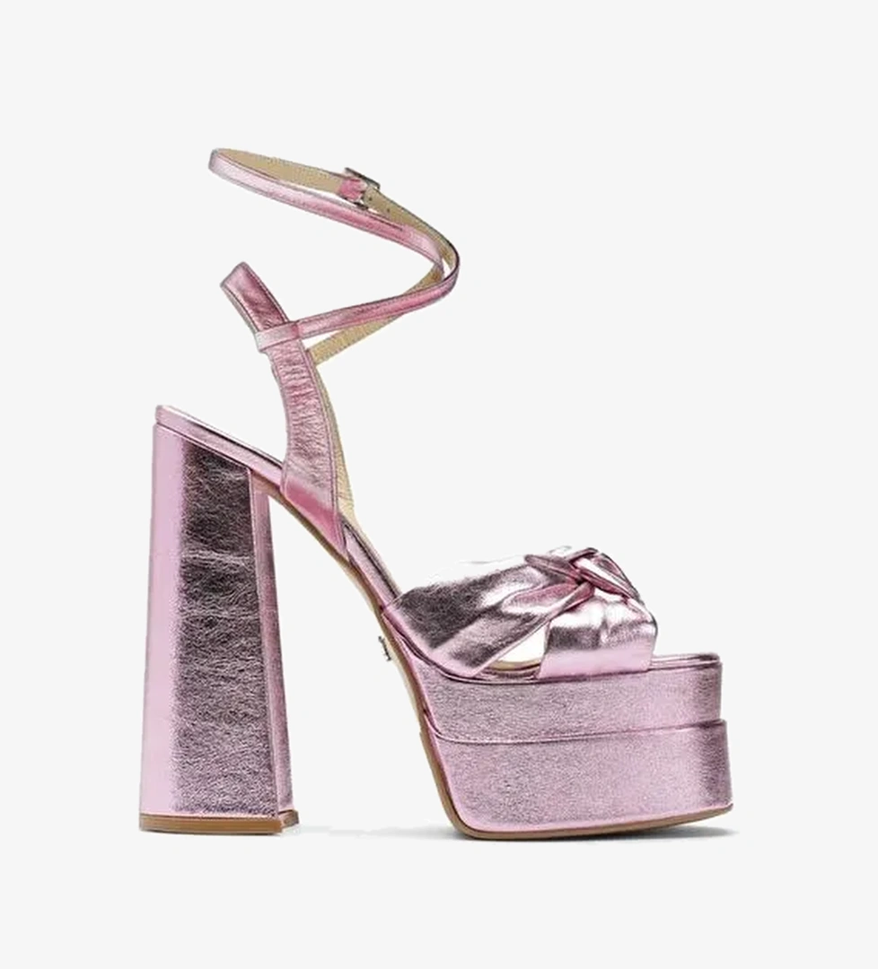 Lorena Deri 14 Cm Platform Topuklu Ayakkabı - Görsel 1