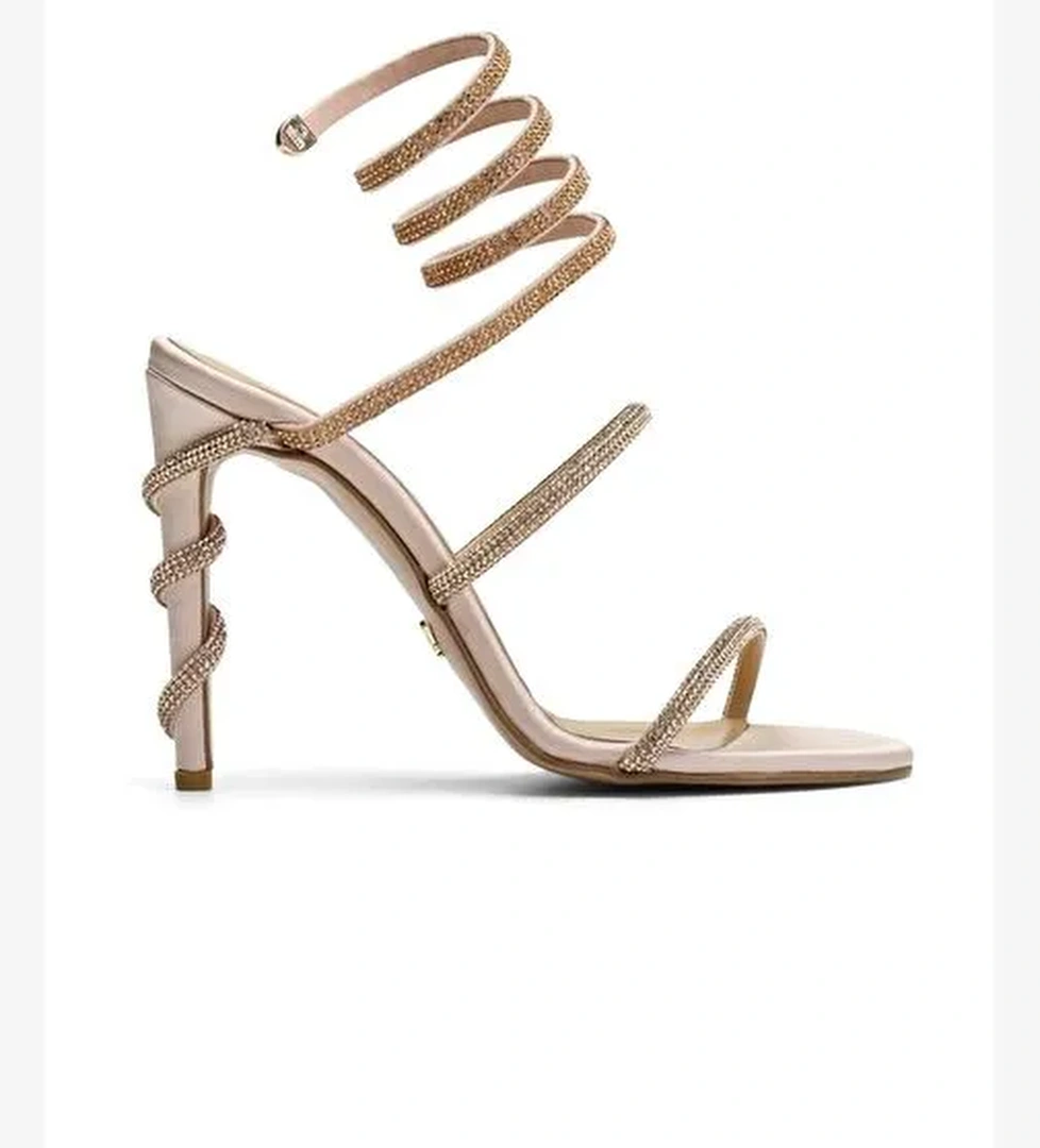 Lillian Saten 10 Cm Topuklu Ayakkabı - Görsel 1