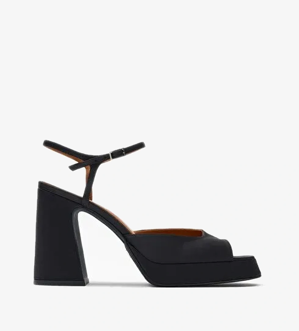 Lısbon Saten 10 Cm Platform Topuklu Ayakkabı - Görsel 1