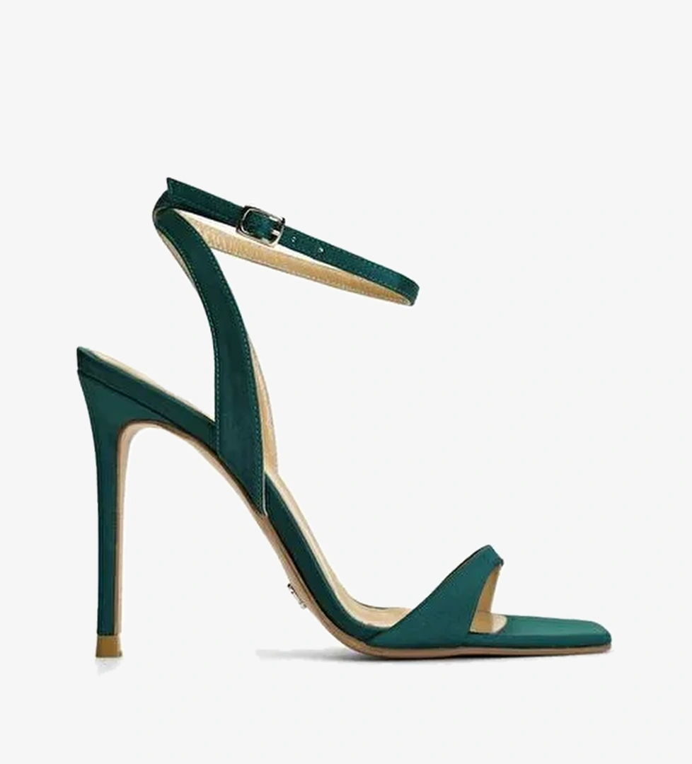 Lesley Saten 10 Cm Topuklu Ayakkabı - Görsel 1