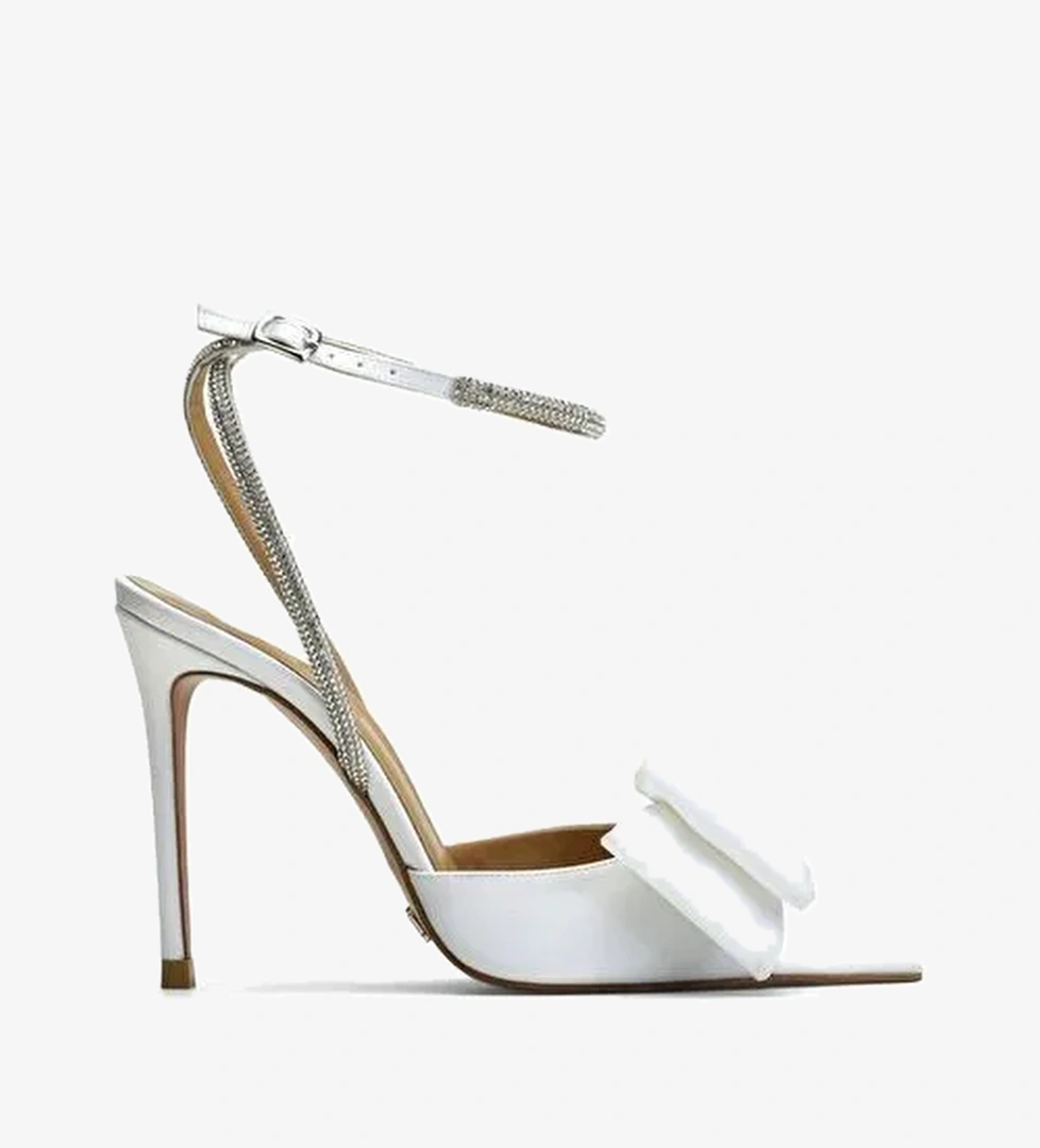 John Saten 10 Cm Topuklu Ayakkabı - Görsel 1