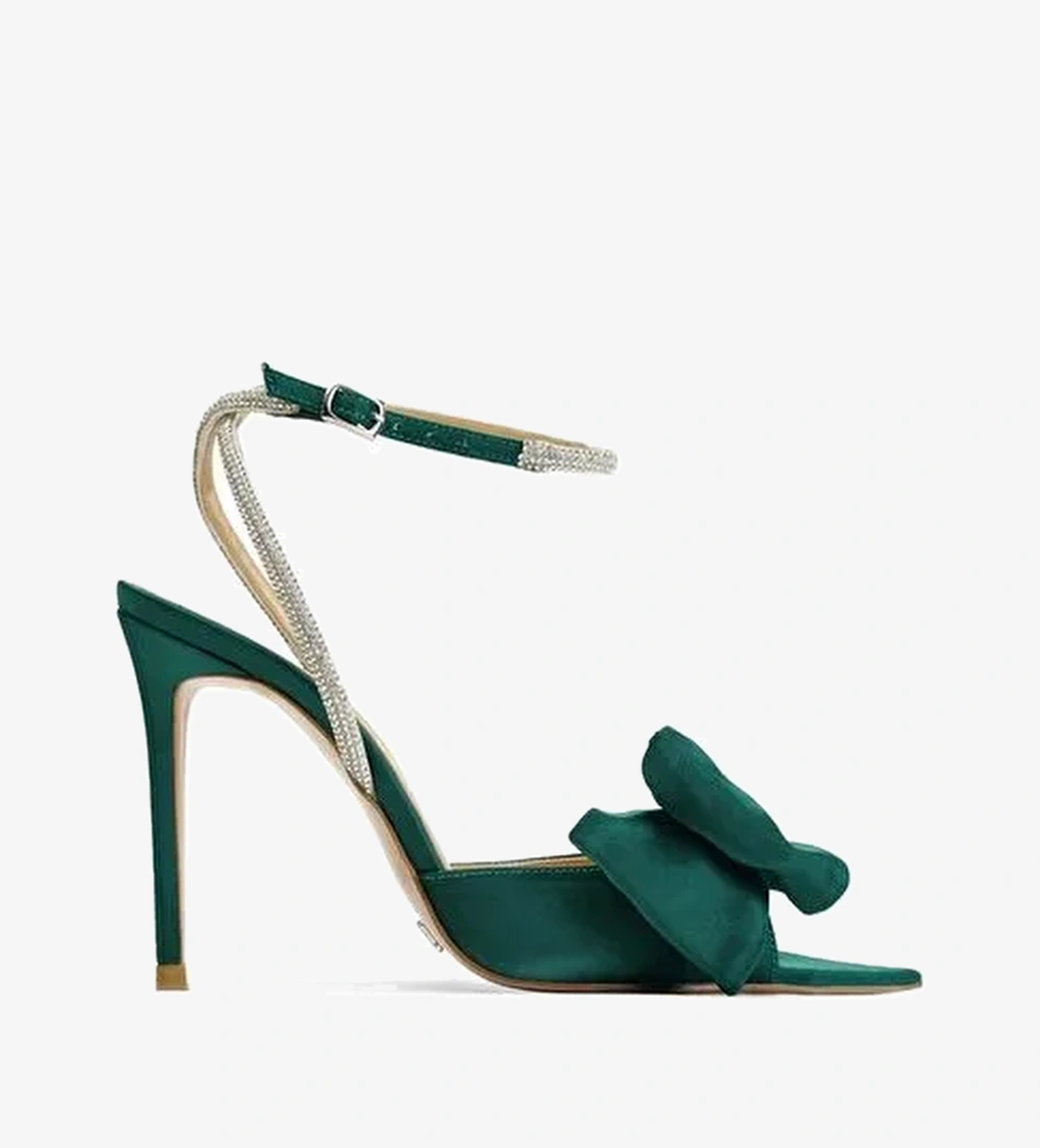 John Saten 10 Cm Topuklu Ayakkabı - Görsel 1