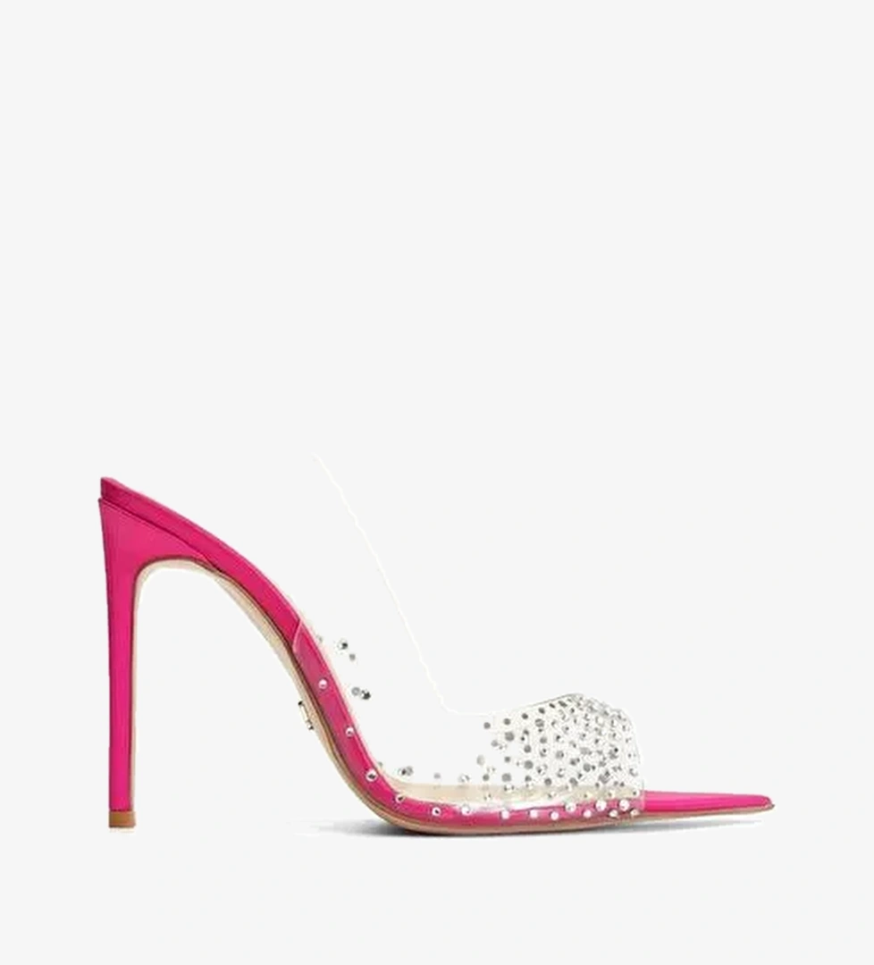 Jayla Saten 10 Cm Topuklu Ayakkabı - Görsel 1