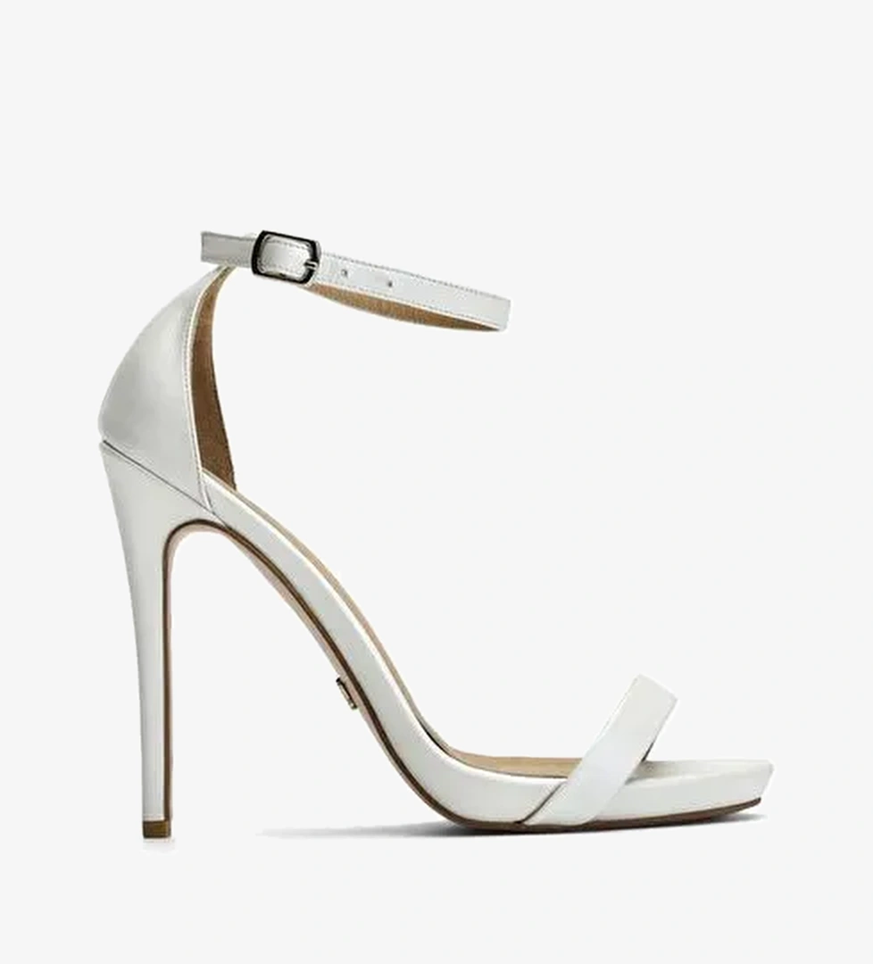 Elegant Deri 12 Cm Topuklu Ayakkabı - Görsel 1