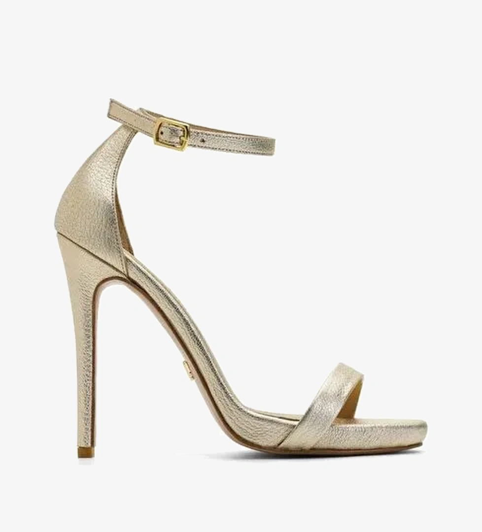 Elegant Deri 12 Cm Topuklu Ayakkabı - Görsel 1