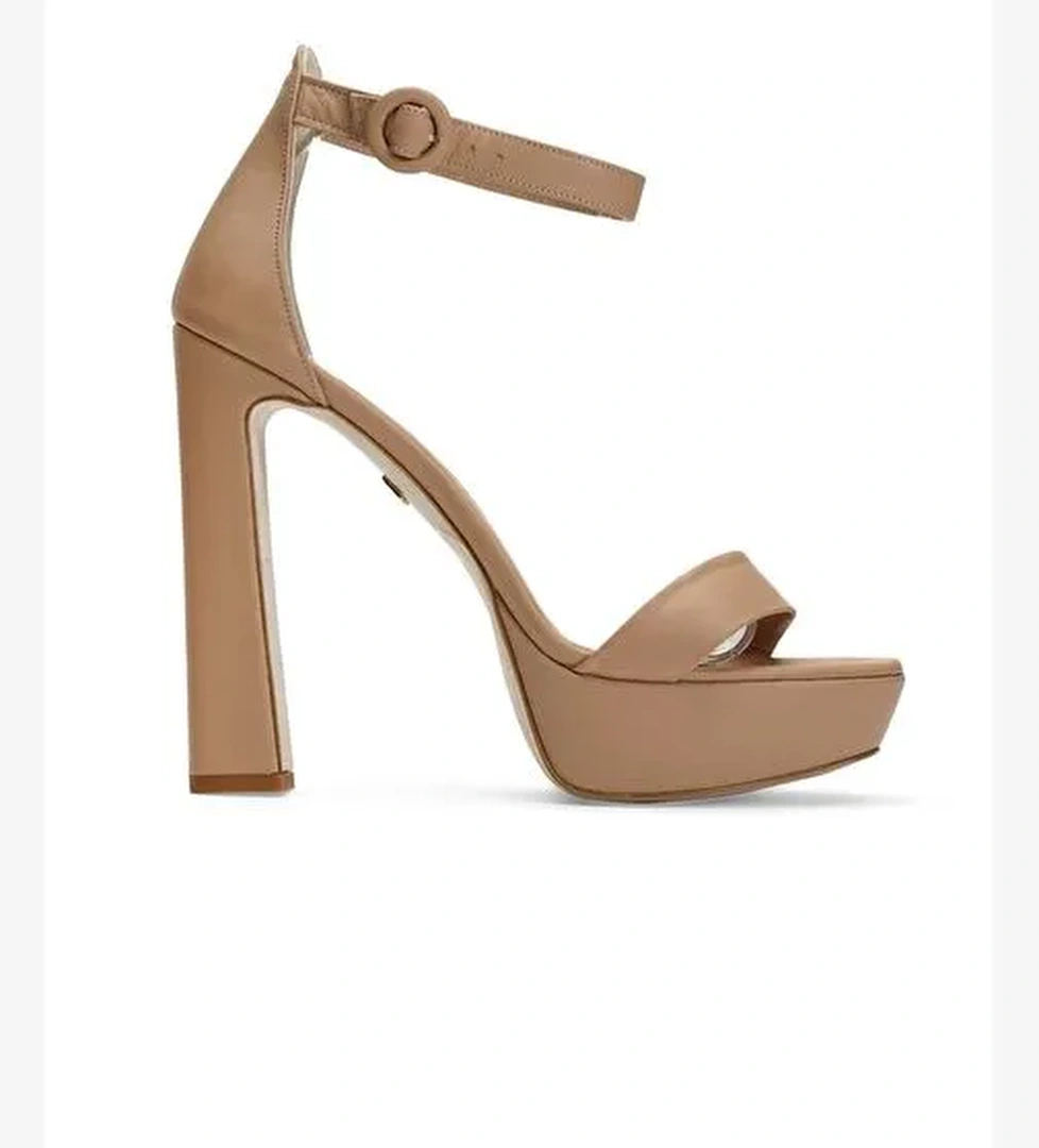 Desıre Deri 14 Cm Platform Topuklu Ayakkabı - Görsel 1