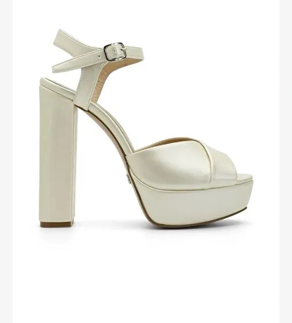 Carla Deri 14 Cm Platform Topuklu Ayakkabı - Görsel 1