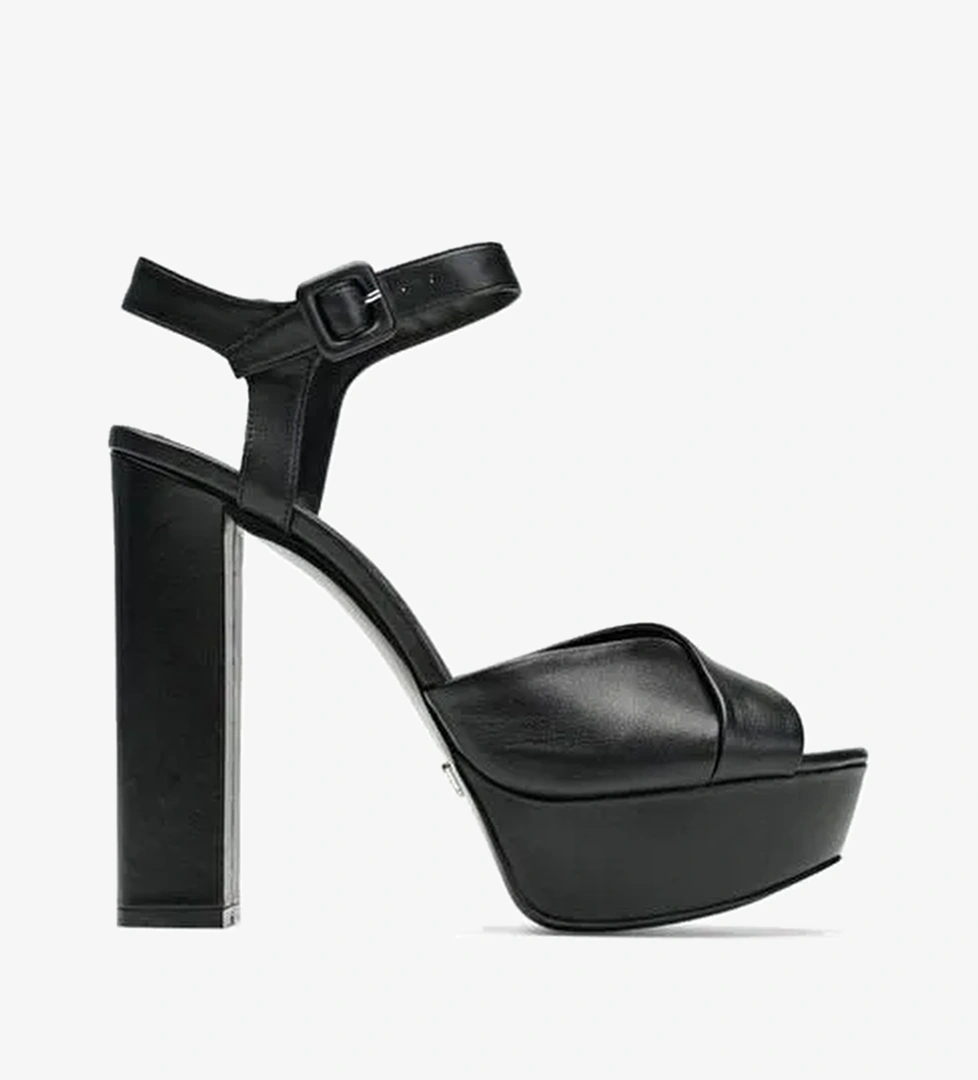 Carla Deri 14 Cm Platform Topuklu Ayakkabı - Görsel 1