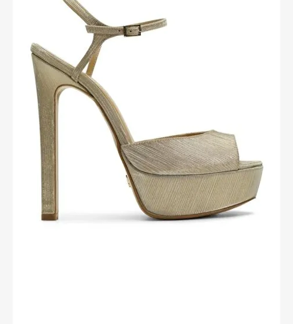 Brıda Simli 14 Cm Platform Topuklu Ayakkabı - Görsel 1