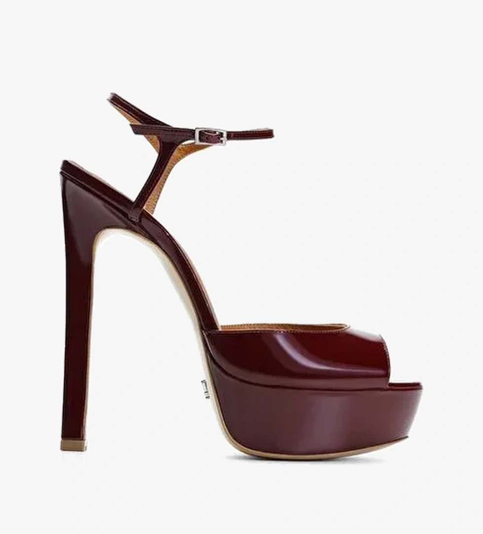 Brıda Rugan 14 Cm Platform Topuklu Ayakkabı - Görsel 1