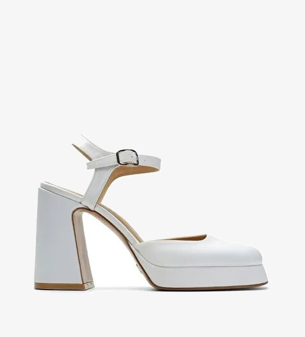 Babs Saten 10 Cm Platform Topuklu Ayakkabı - Görsel 1