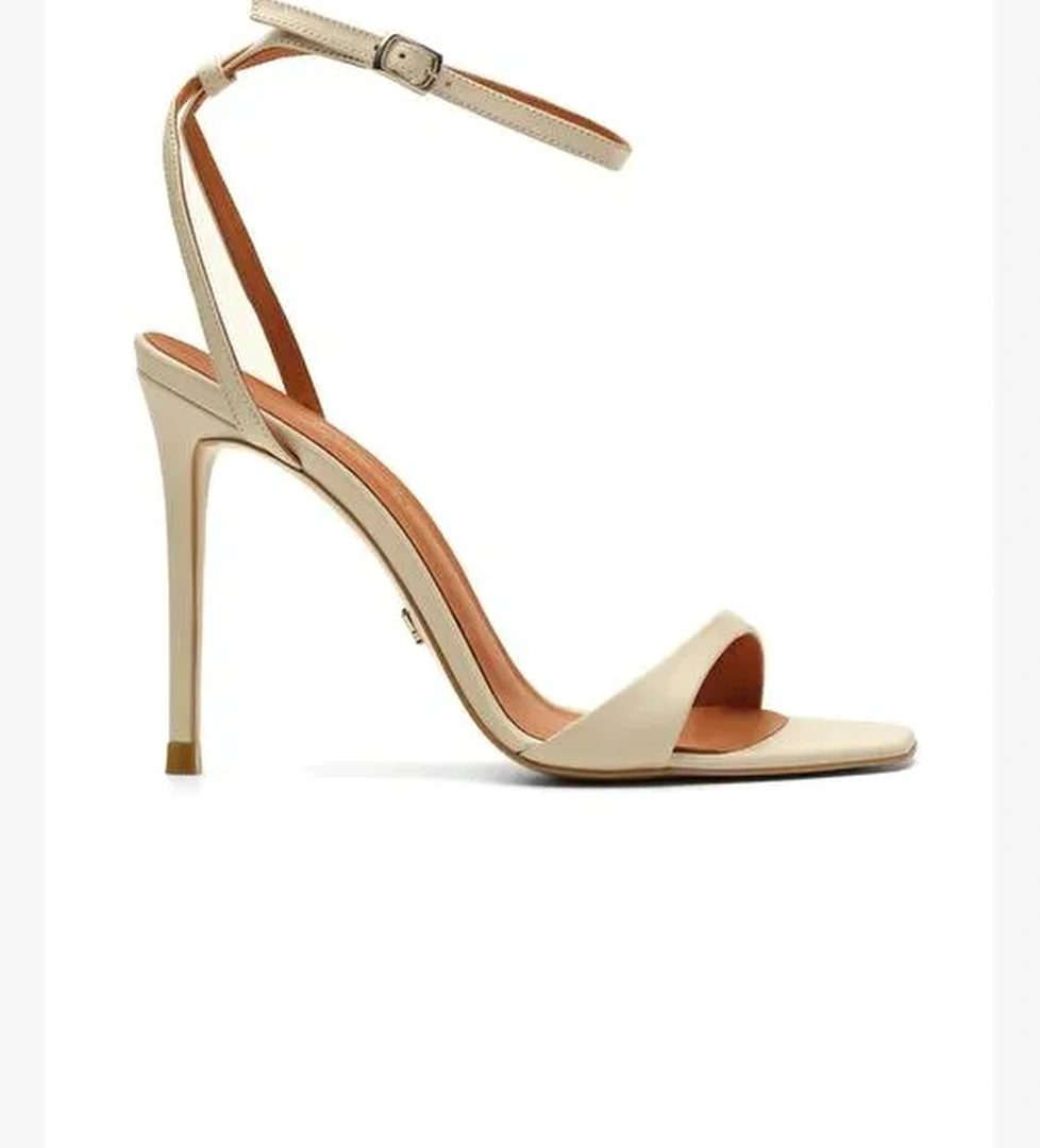 Amour Deri 10 Cm Topuklu Ayakkabı - Görsel 1