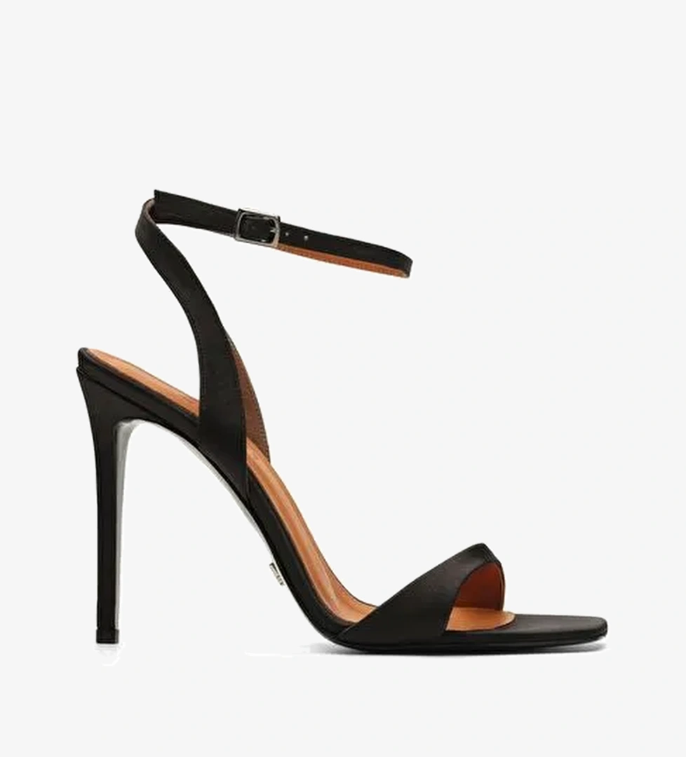 Amour Saten 10 Cm Topuklu Ayakkabı - Görsel 1