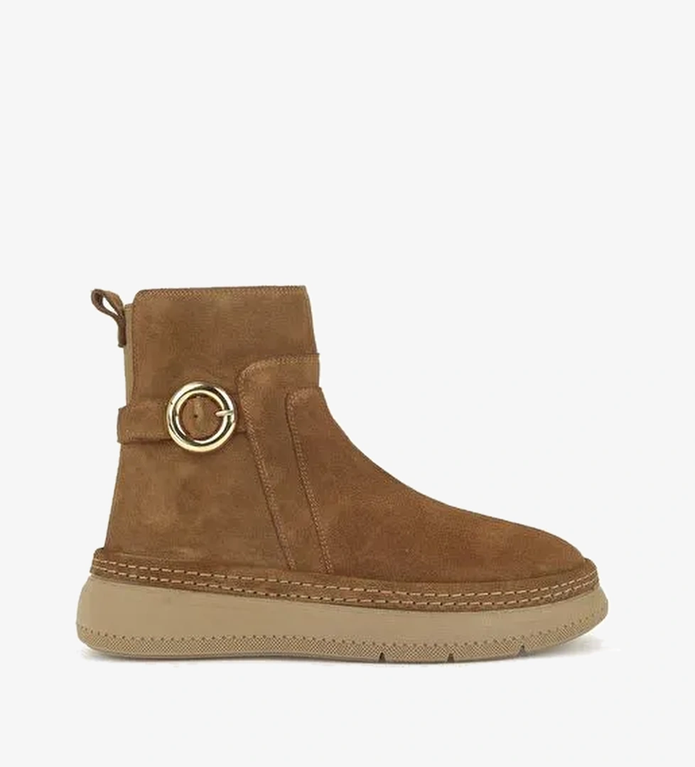 Ziya, Kadın Hakiki Deri Bot 1531050Z26105252K Taba - Görsel 1