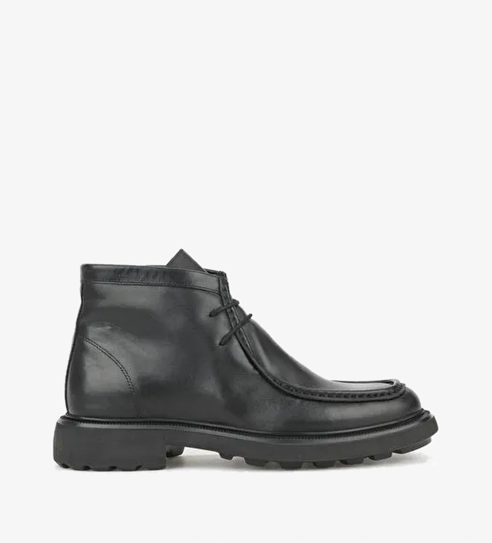 Ziya, Erkek Hakiki Deri Bot 1531043Z4049 Siyah - Görsel 1
