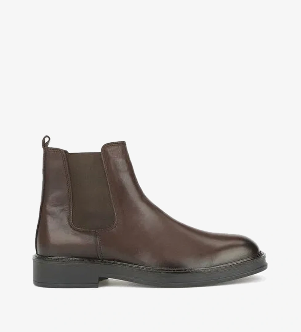 Ziya, Erkek Hakiki Deri Bot 1531043Z028 Kahve - Görsel 1