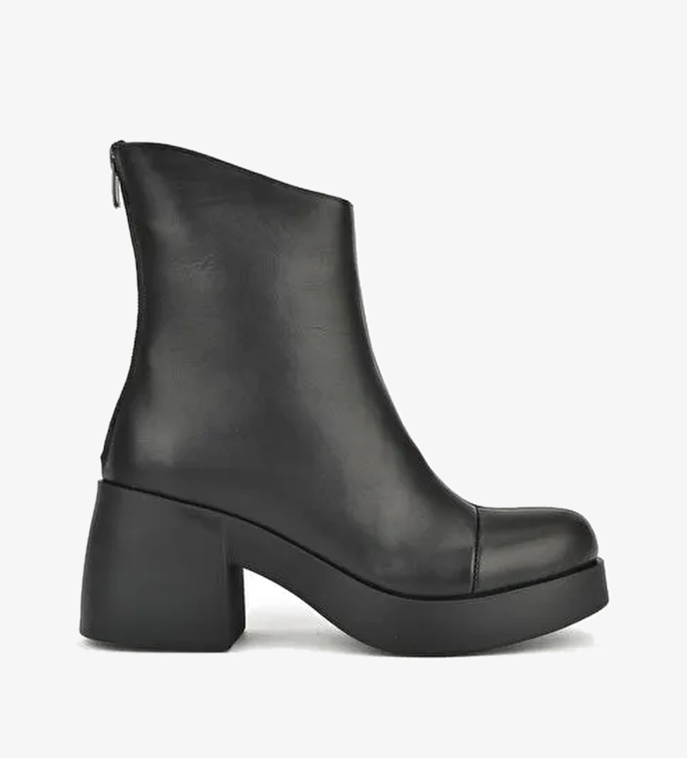 Ziya, Kadın Hakiki Deri Bot 1531050Z26105358K Siyah - Görsel 1