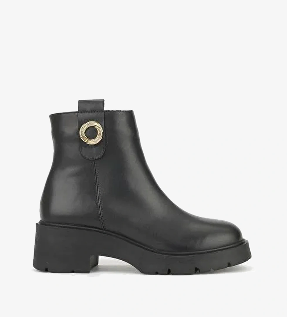 Ziya, Kadın Hakiki Deri Bot 1531030Z2593 Siyah - Görsel 1