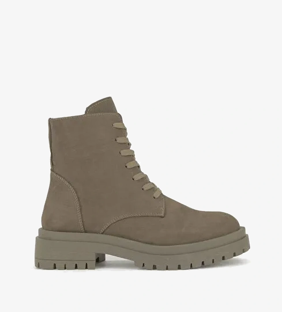 Ziya, Kadın Hakiki Deri Bot 153359Z3052 Vizon - Görsel 1