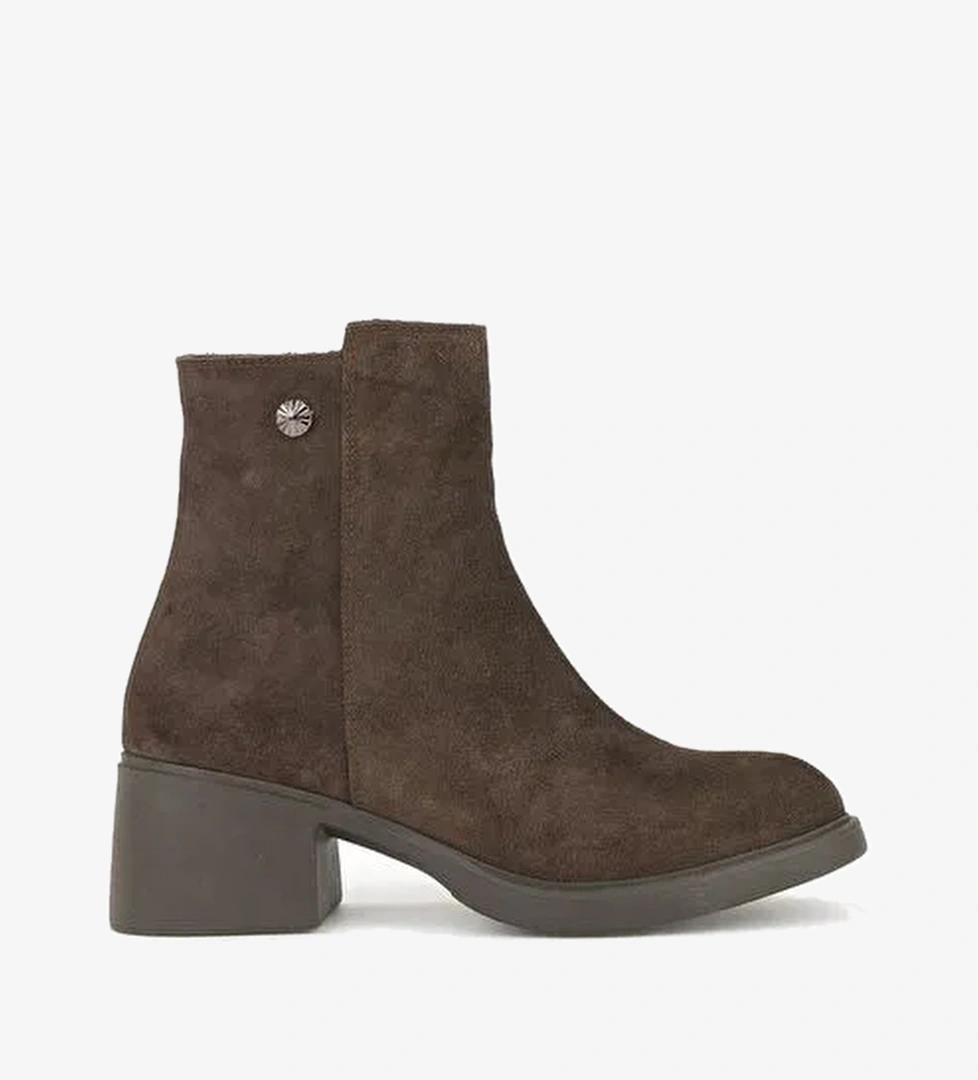 Ziya, Kadın Hakiki Deri Bot 153359Z6212 Kahve - Görsel 1