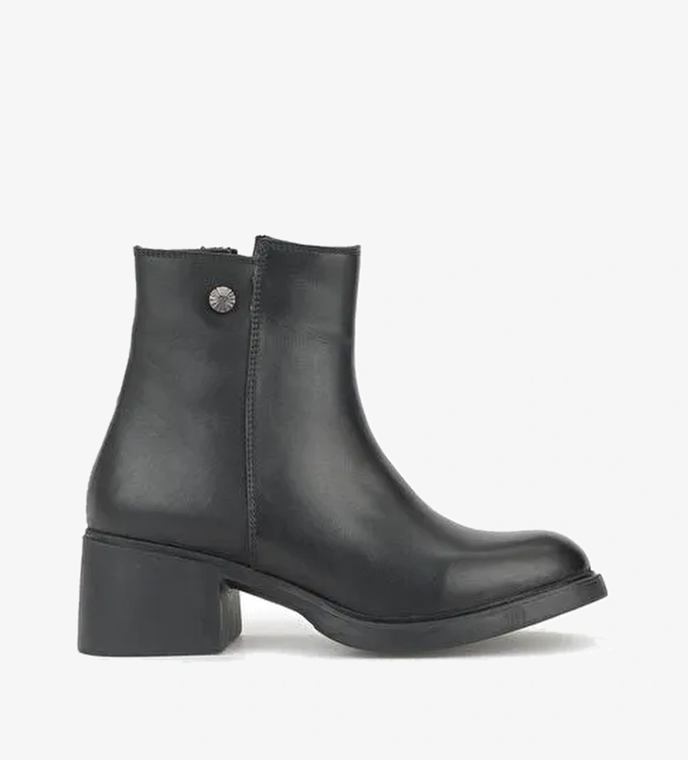 Ziya, Kadın Hakiki Deri Bot 153359Z621 Siyah - Görsel 1