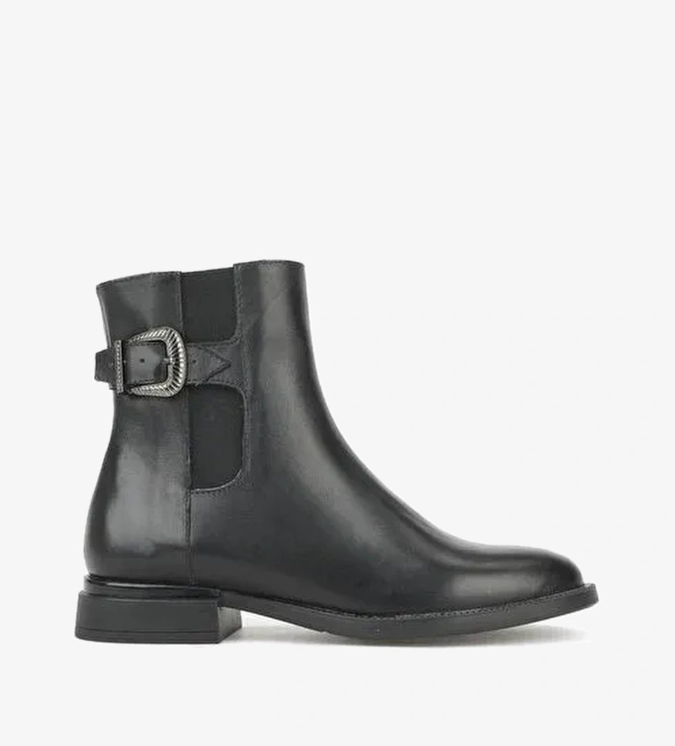 Ziya, Kadın Hakiki Deri Bot 1531022Z7614 Siyah - Görsel 1