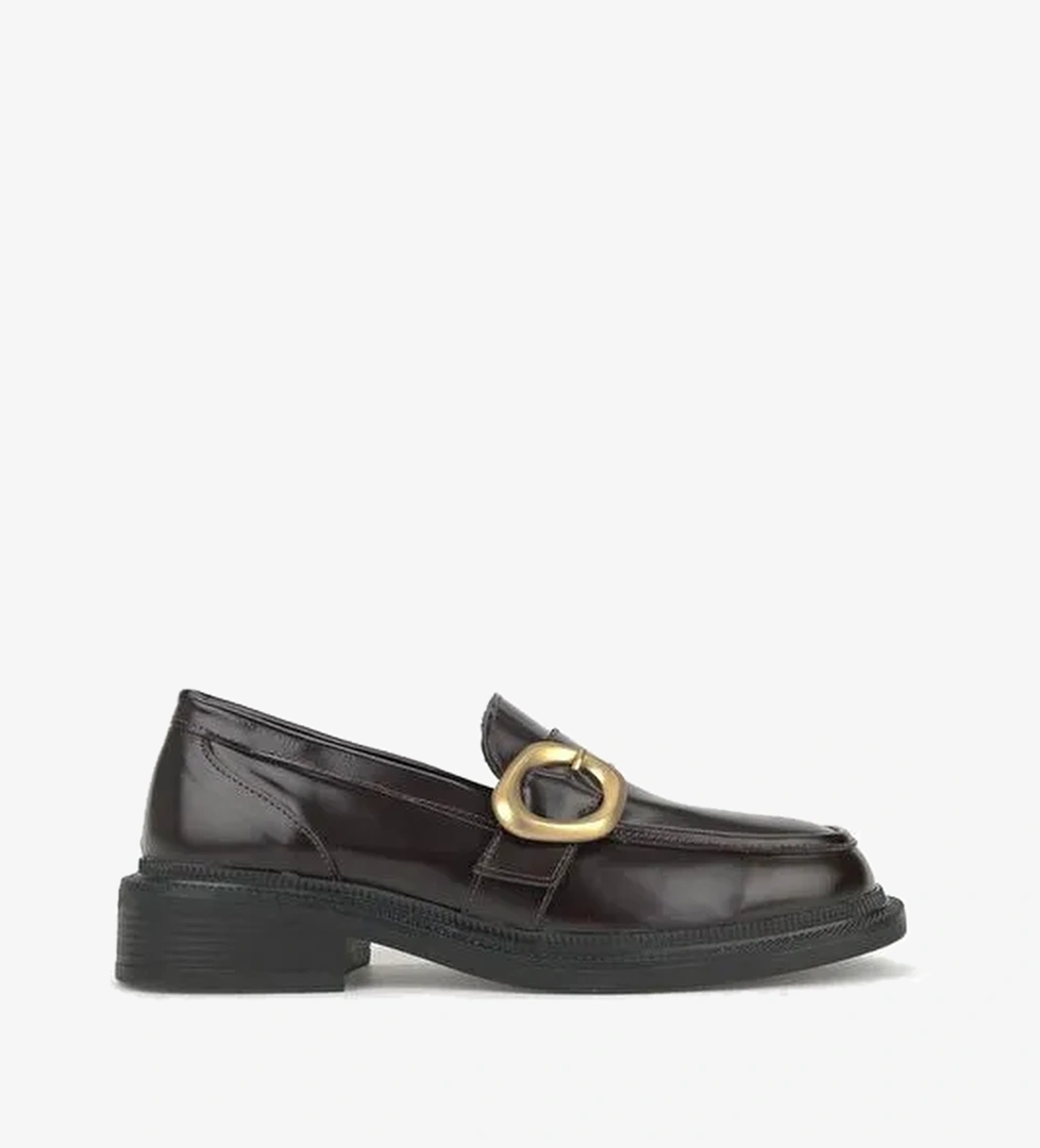 Ziya, Kadın Hakiki Deri Ayakkabı 153111Z22410 Bordo - Görsel 1