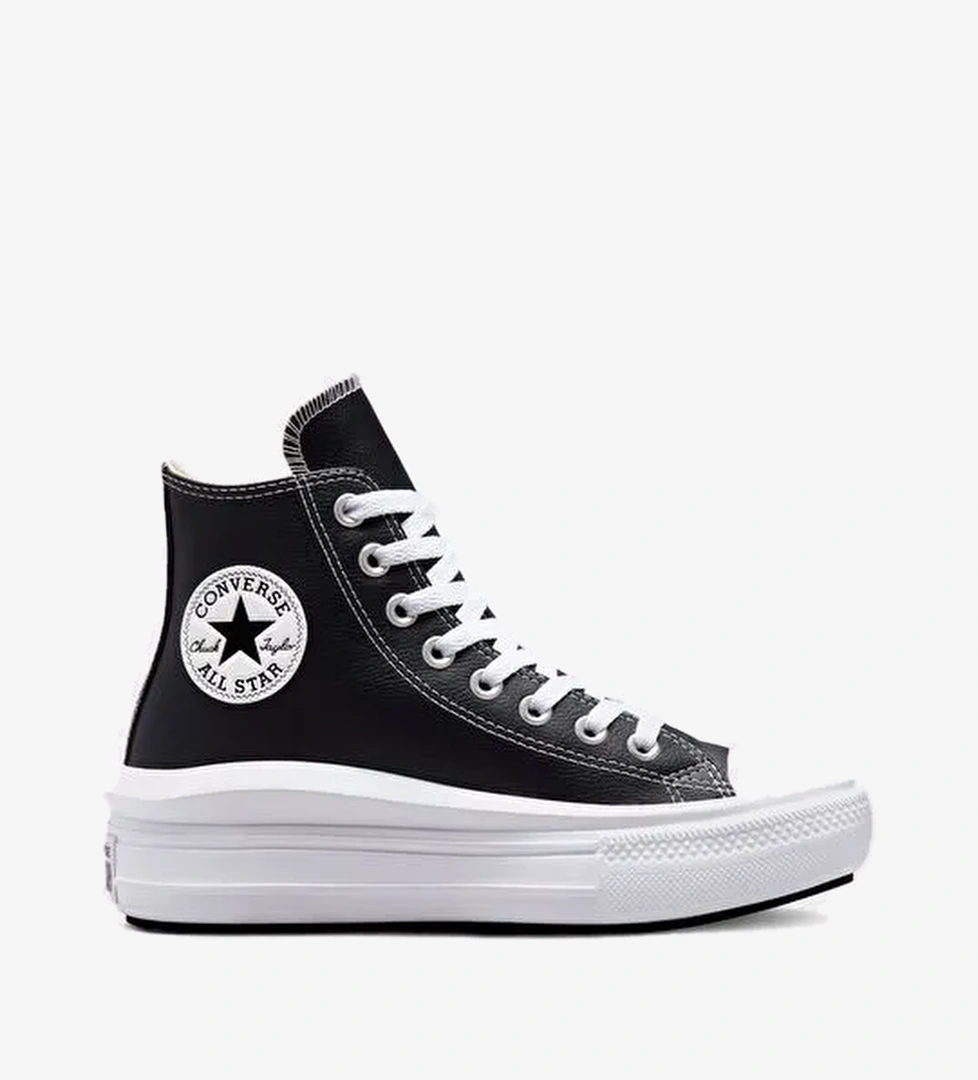 Converse Converse Chuck Taylor All Star Move Unisex Siyah Deri Platform Sneaker Boyner'de! Siyah - 1. görsel