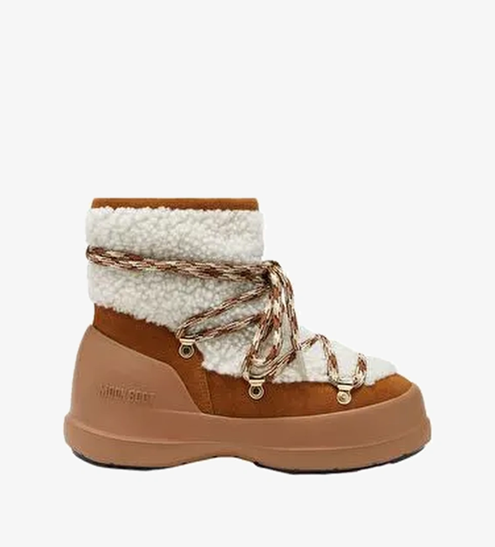 Kadın Bot (Kar) 80D2480020-MA03 Moon Boot LUNA Boot Shearling Whisky/Off White - Görsel 1