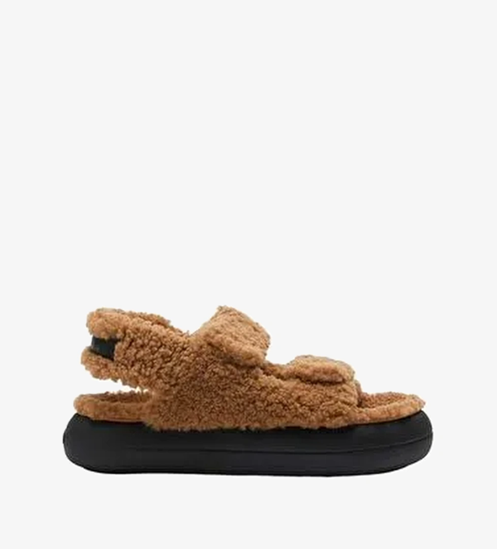 Kadın Bot 80D2420020-M008 Moon Boot MB SHEARLING SANDALCognac - Görsel 1